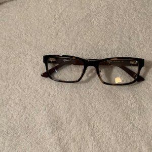 Dark tortoise shell women's eyeglass frames
